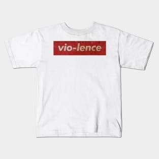 Vio-Lence - SIMPLE RED Kids T-Shirt